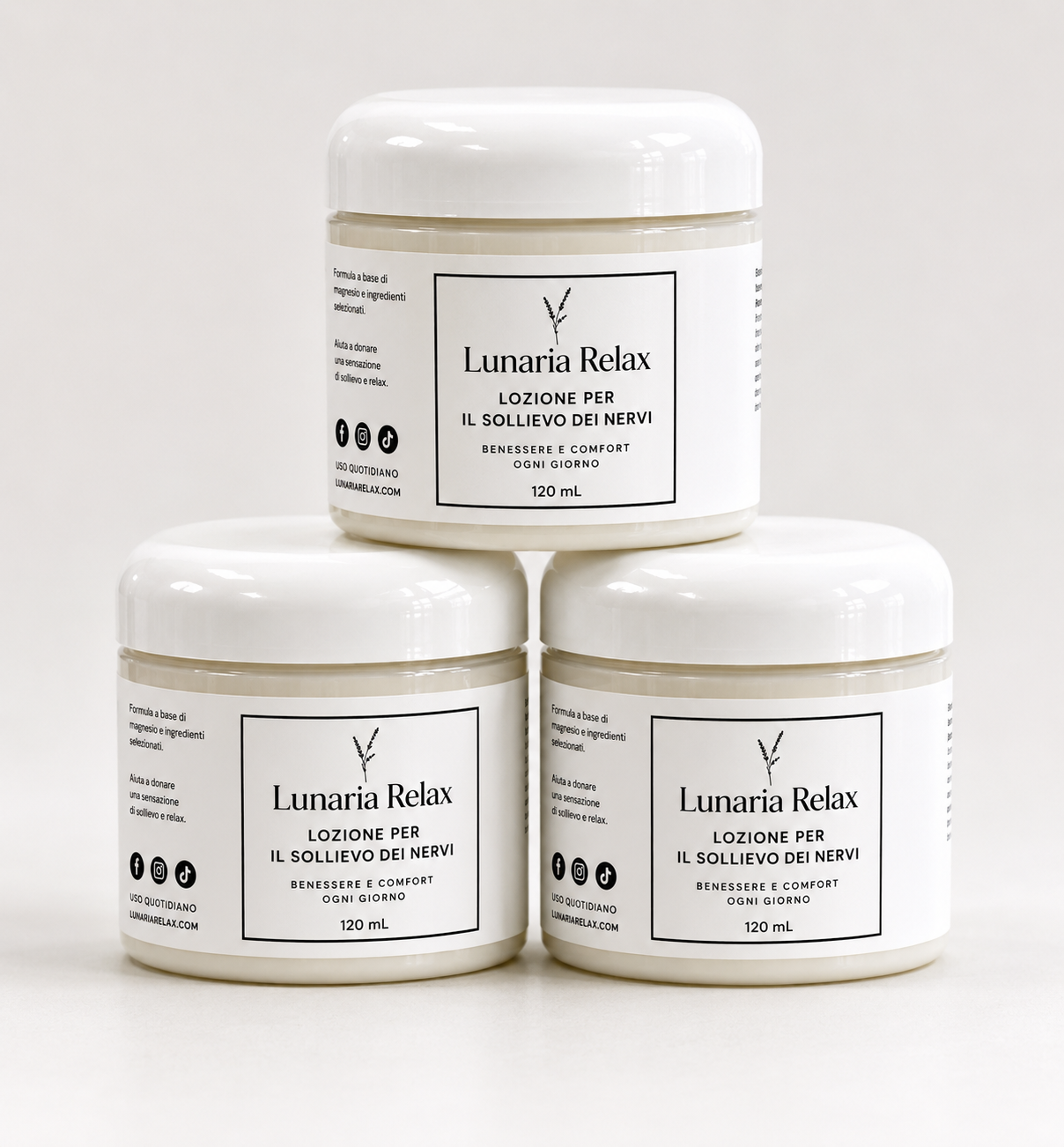3 Vasetti Lunaria Relax