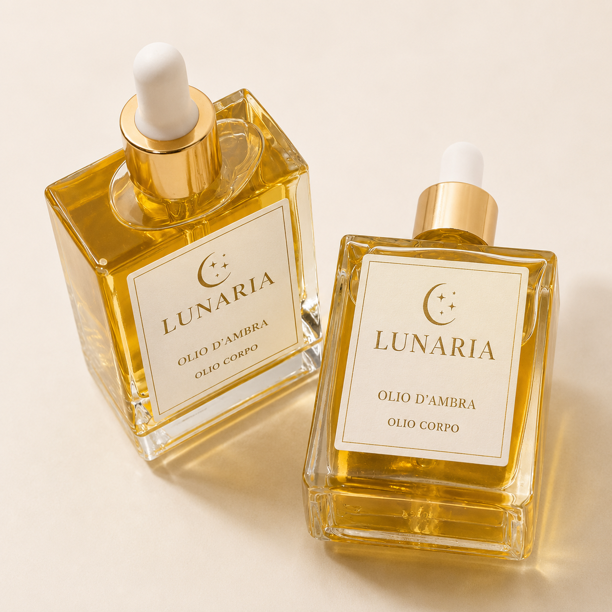 2 Flaconi Olio d'Ambra