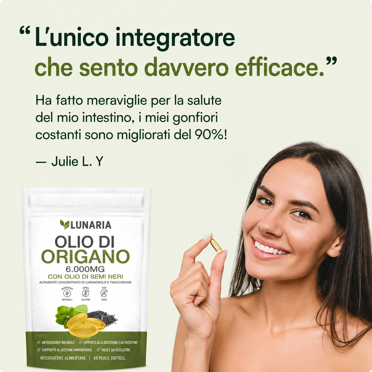 Lunaria® Gelatine di Olio di Origano